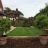 With the lawn down